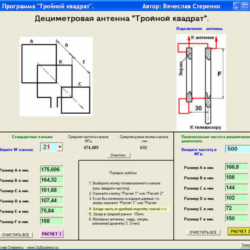 Программа. Антенны