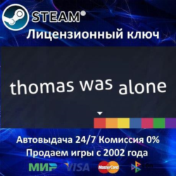✅Thomas Was Alone✔️Steam⭐Ключ Активации🔑РФ СНГ МИР✔️АКЦИЯ🎁0% Карты💳