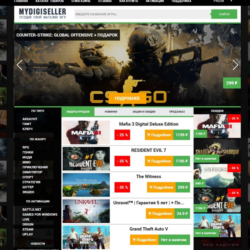 HIT Магазин Digiseller с Админкой  продажи игр