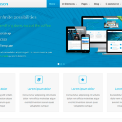 Дизайн Artificial Reason - Responsive Full Pack