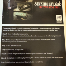 The Sinking City. DLC ключ Набор ДЕТЕКТИВА (Epic ключ)