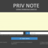 Сервис Приватных Заметок PRIVNOTE - Займи нишу в России