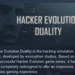 Hacker Evolution Duality STEAM KEY REGION FREE GLOBAL