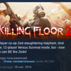 Killing Floor 2 STEAM KEY РОССИЯ СНГ СТИМ КЛЮЧ ЛИЦЕНЗИЯ