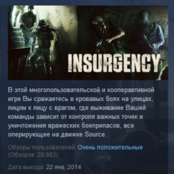 Insurgency STEAM GIFT РОССИЯ СНГ СТИМ ЛИЦЕНЗИЯ