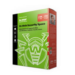 Dr.Web Security Space 2 Года 1 ПК + 1 моб. REG FREE
