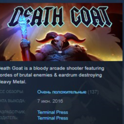 Death Goat STEAM KEY REGION GLOBAL РОССИЯ