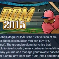 Baseball Mogul 2015 STEAM KEY REGION FREE GLOBAL
