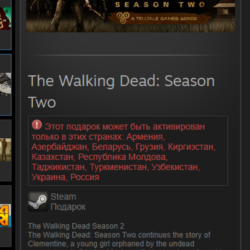 The Walking Dead: Season Two (Steam, Gift, RU/CIS)