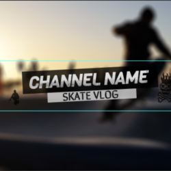 Skate Blog - баннер \ шапка для канала YouTube