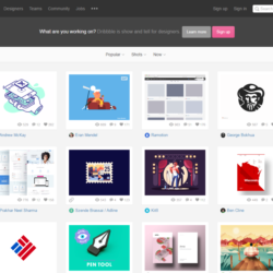 Инвайт (приглашение) на dribbble (Дриббл)