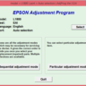 Adjustment program Epson L1800