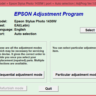 Adjustment program Epson Artisan 1430, 1430W