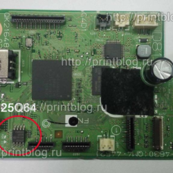 Дампы микросхем принтера Canon G3400 для сброса 5B00