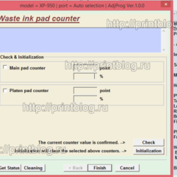 Adjustment program XP-510, XP-610, XP-615, XP-710