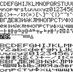 Шрифт ККМ КАСБИ-02, КАСБИ-03 (ttf)
