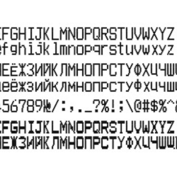 Шрифт ККМ ПРИМ-07 вер. 2 (ttf)