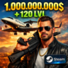 Аккаунт Steam GTA 5 Online (Legacy и Enchanced) 1.000.000.000$ (1 МИЛЛИАРД)  120 лвл
