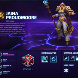 Heroes of the Storm Джайна Герой Hero Jaina Ключ