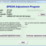 Adjustment program Epson XP-342 (XP-340) сброс памперса