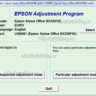 Adjustment program Epson Stylus Office BX320FW (EURO)