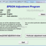 Adjustment program Epson L605 сброс памперса