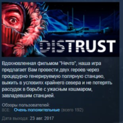 Distrust: Polar Survival STEAM KEY GLOBAL РФ ЛИЦЕНЗИЯ