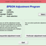 Adjustment program Epson L1300 (Сброс памперса)