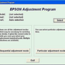 Adjustment program Epson Stylus SX230, SX235W