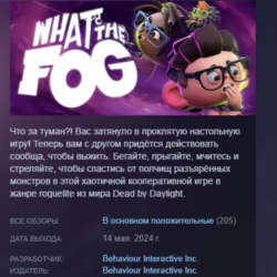 What the Fog STEAM KEY REGION FREE GLOBAL РОССИЯ