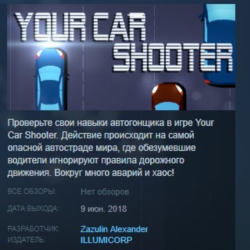 Your Car Shooter STEAM KEY REGION FREE GLOBAL РОССИЯ