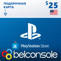 PSN 25 USD $ USA [Официальный Ключ] Пополнение