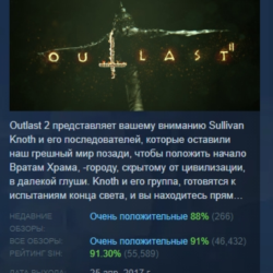 Outlast 2 STEAM KEY REGION FREE GLOBAL РОССИЯ