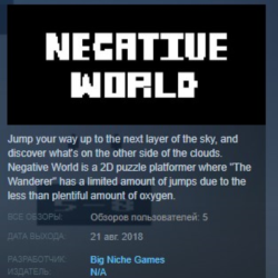 Negative World STEAM KEY REGION FREE GLOBAL