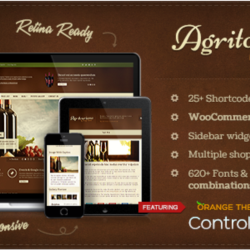 WP AgriTourismo - тема WooCommerce русский перевод