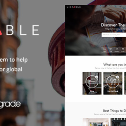 LISTABLE 1.9.4 – A Friendly Directory WordPress Theme