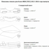 Электронные лекала на автомобили Acura MDX (YD3)