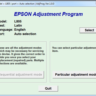 Аджасмент EPSON L805
