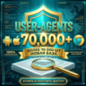 База User Agent 73807 шт | Браузеры   Боты   Устройства | 2026 без блоков
