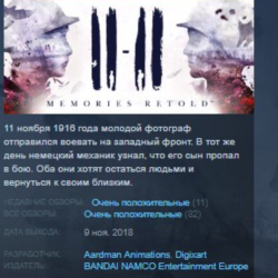 11-11 Memories Retold STEAM KEY GLOBAL РОССИЯ