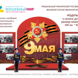 Мини музей посвященный ВОВ макеты