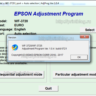 Adjustment program Epson WF-3720, WF-3725 (Сброс)