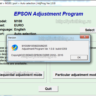 Adjustment program Epson M100, M105, M200, M205 (Cброс)