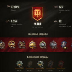 WOT топовый, редкий с множеством 6лет игры 65к боёв 57%