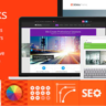 WP 3clicks responsive wordpres theme русский перевод
