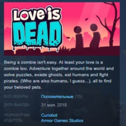 Love is Dead STEAM KEY REGION FREE GLOBAL РОССИЯ