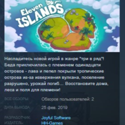 Eleven Islands STEAM KEY REGION FREE GLOBAL РОССИЯ