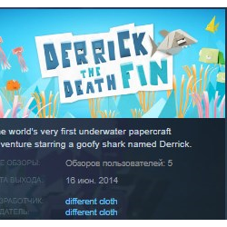 Derrick the Deathfin STEAM KEY REGION GLOBAL РОССИЯ ЛИЦЕНЗИЯ