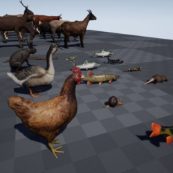 Животный Пакет Ультра UE4