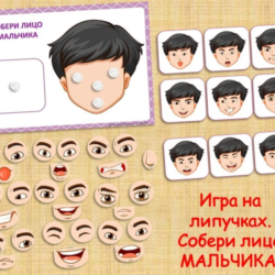СОБЕРИ ЛИЦО МАЛЬЧИКА /электронная версия